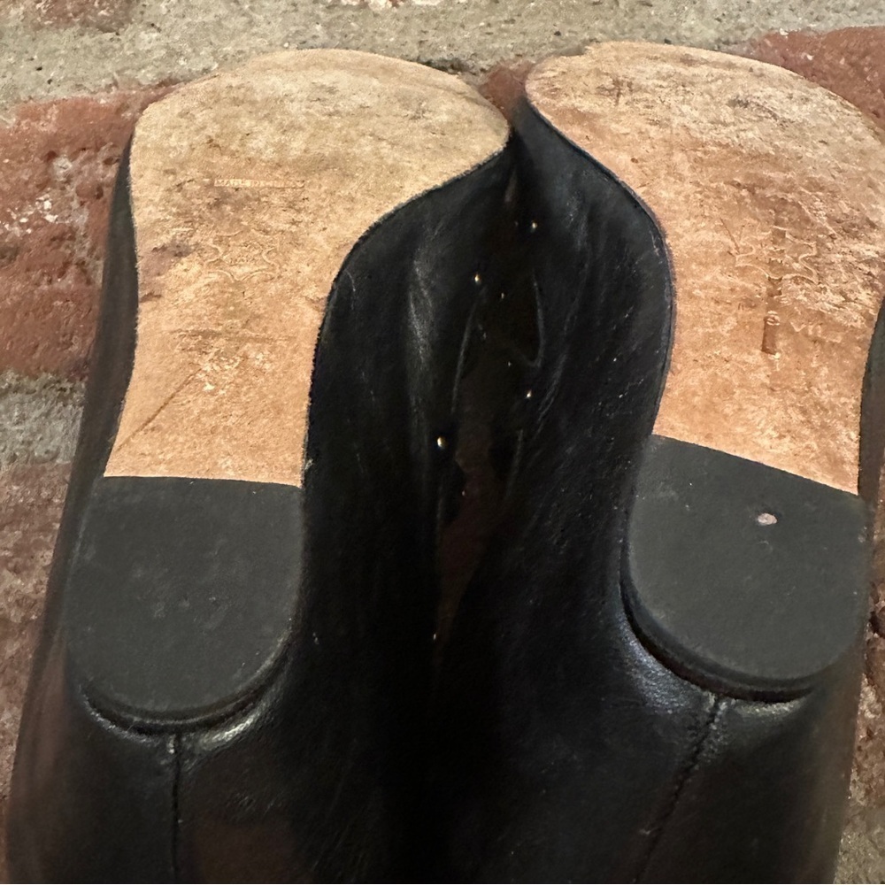 Dolce Vita Black Lace-Up Boots with Gold Accents - Picture 8 of 13